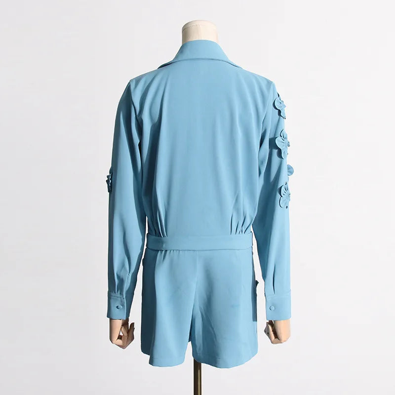 Solid Spliced Jumpsuit