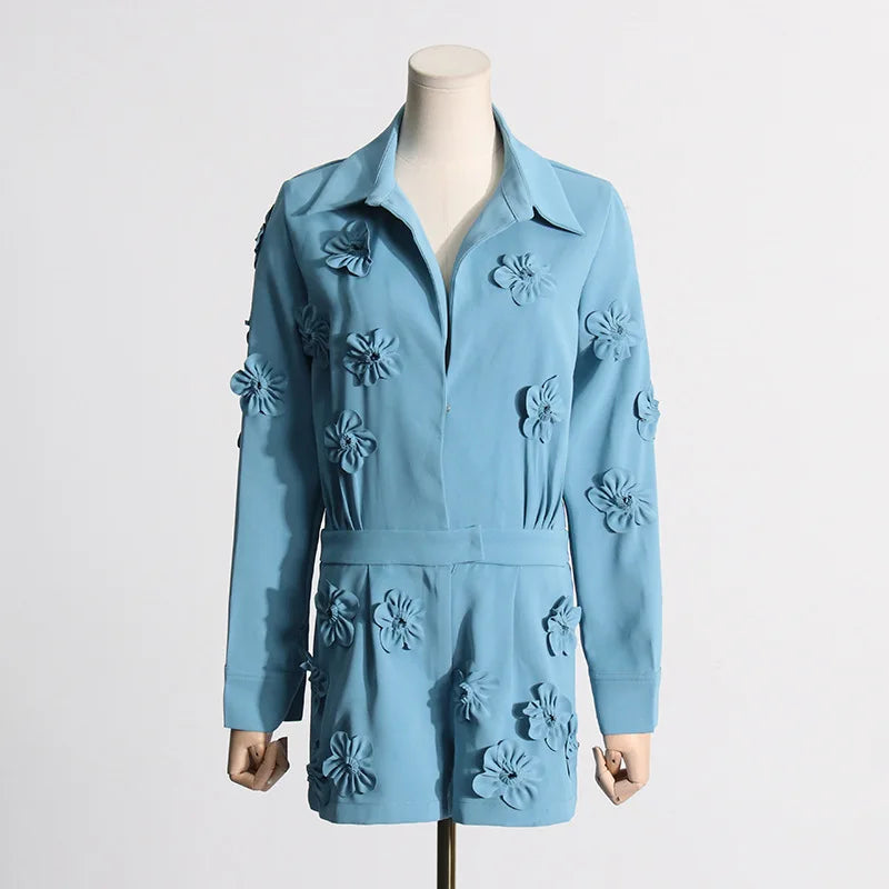 Solid Spliced Jumpsuit