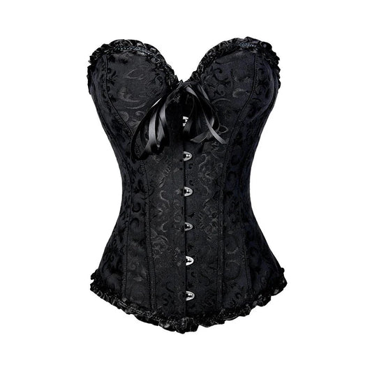 Sexy Floral  Boned Corset